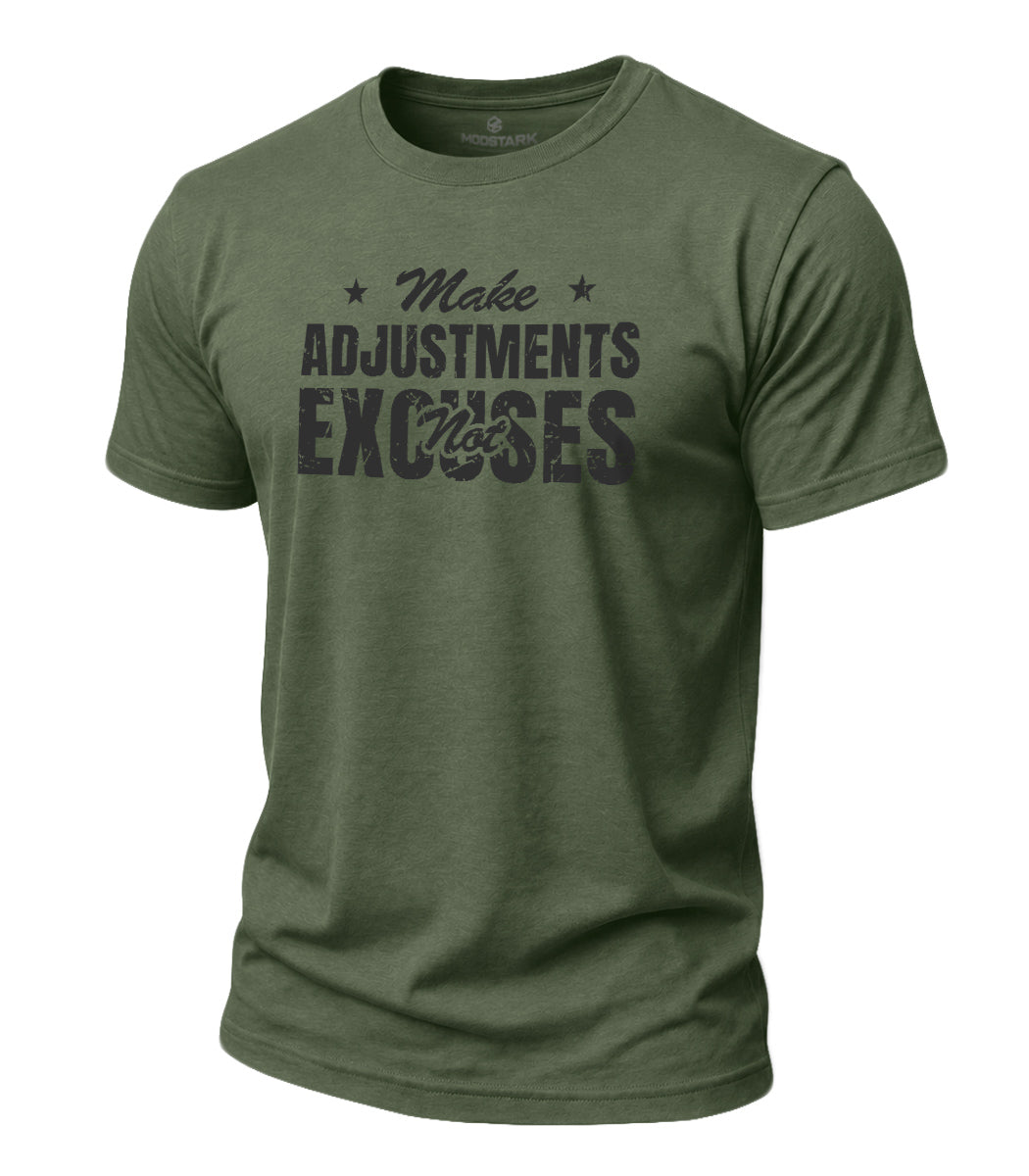No Excuses Motivation Cotton T-Shirt