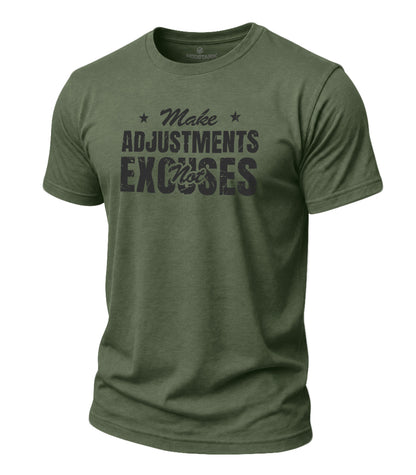 No Excuses Motivation Cotton T-Shirt