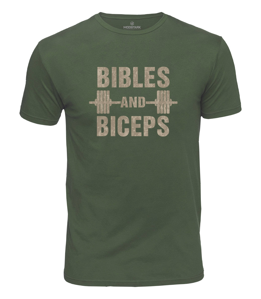 Bibles And Biceps Cotton T-Shirt