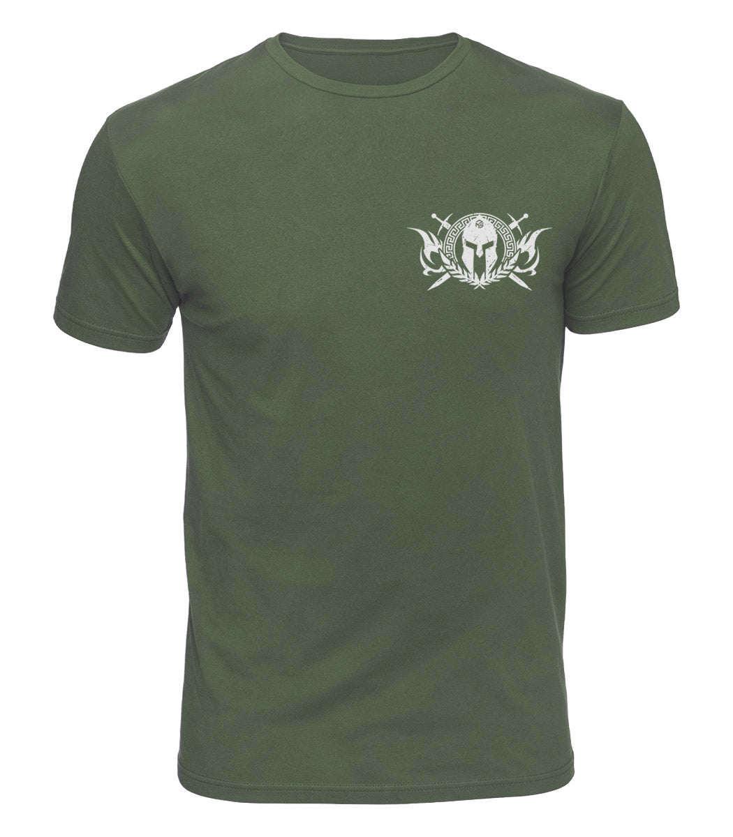Spartan Helmet Crest Cotton T-Shirt