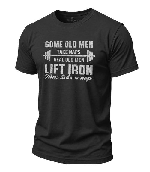 Lift Iron Then Take A Nap Cotton T-Shirt