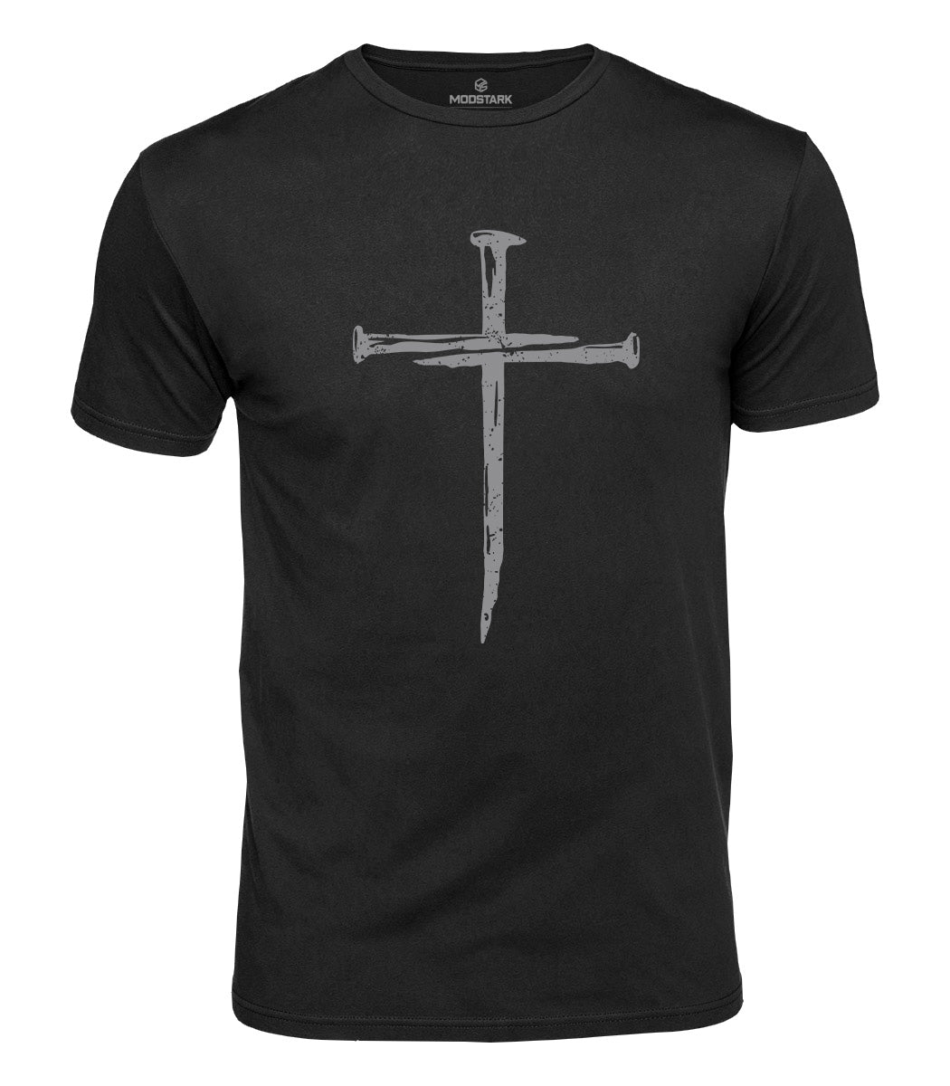 Nail Cross Cotton T-Shirt