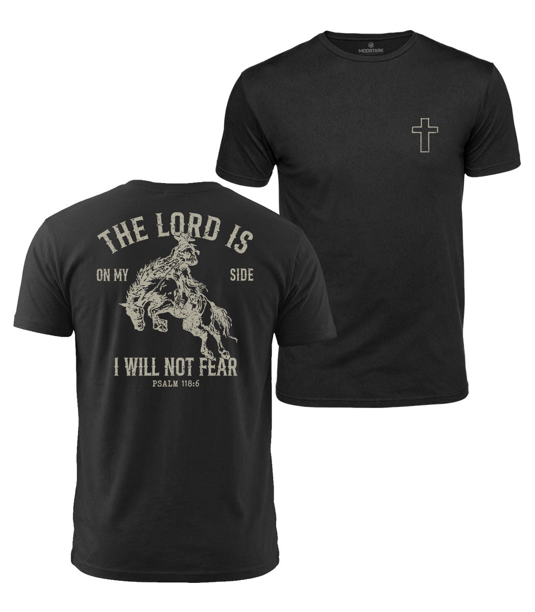 The Lord Is On My Side Cotton T-Shirt