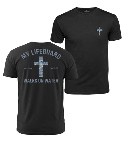 Walks On Water Faith Cotton T-Shirt