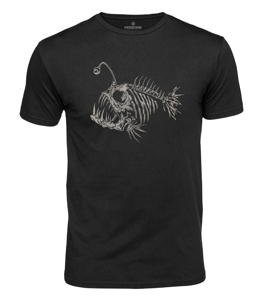 Anglerfish Skeleton Cotton T-Shirt