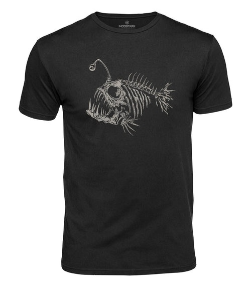 Anglerfish Skeleton Cotton T-Shirt