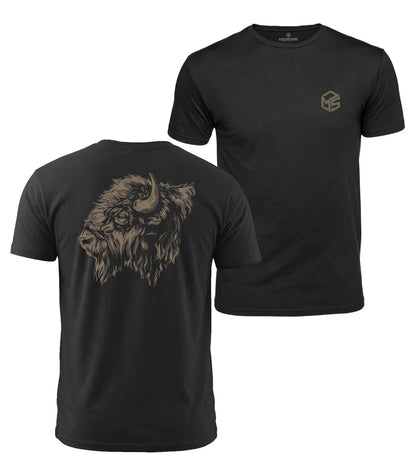 Bison Head Cotton T-Shirt