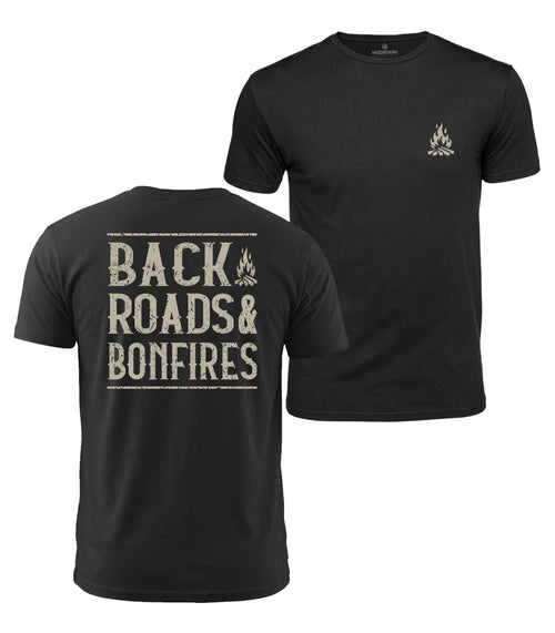 Back Roads And Bonfires Cotton T-Shirt