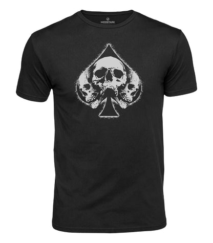 Skull Spade Cotton T-Shirt