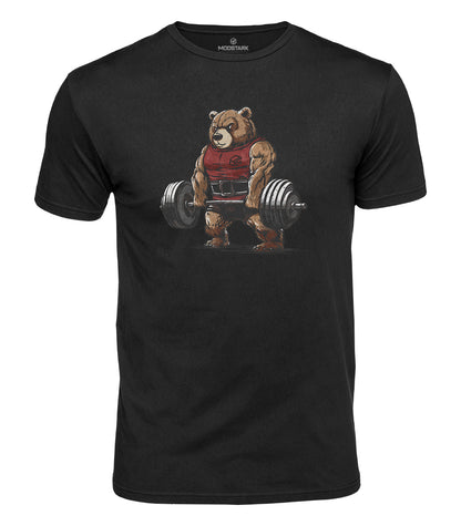 Deadlift Bear Cotton T-Shirt