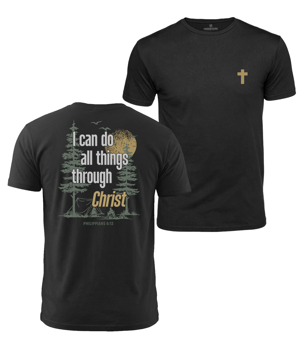 Through Christ Strength Cotton T-Shirt