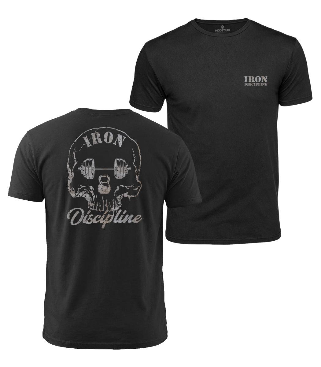 Discipline Skull Cotton T-Shirt