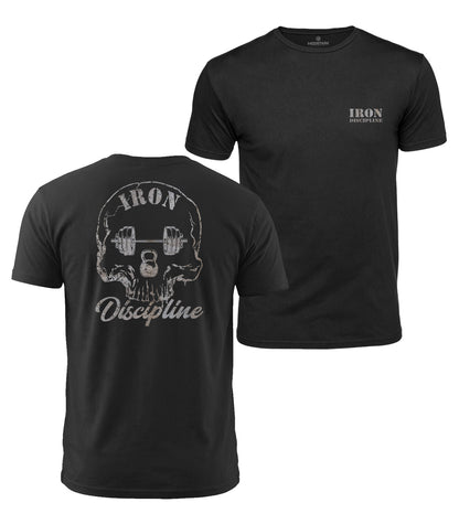 Discipline Skull Cotton T-Shirt
