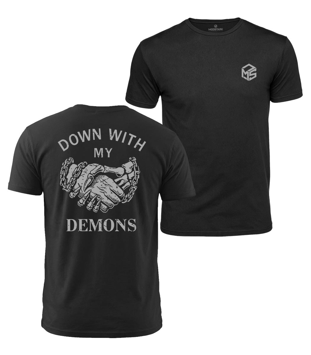 Down With My Demons Cotton T-Shirt