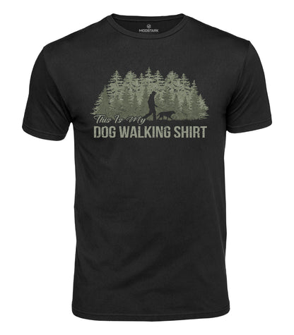 Dog Walking Cotton T-Shirt
