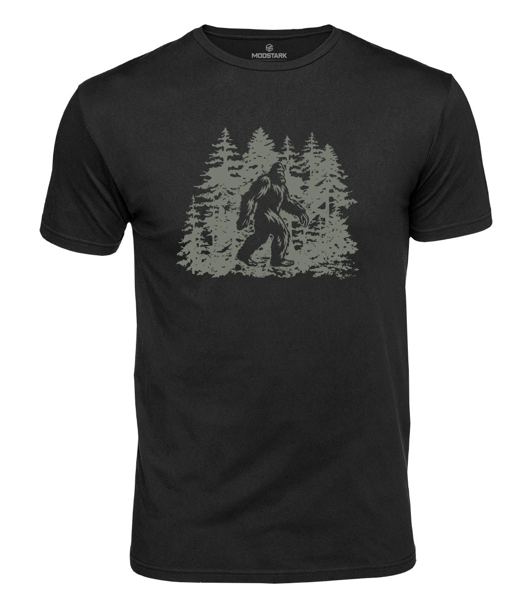 Bigfoot Forest Cotton T-Shirt