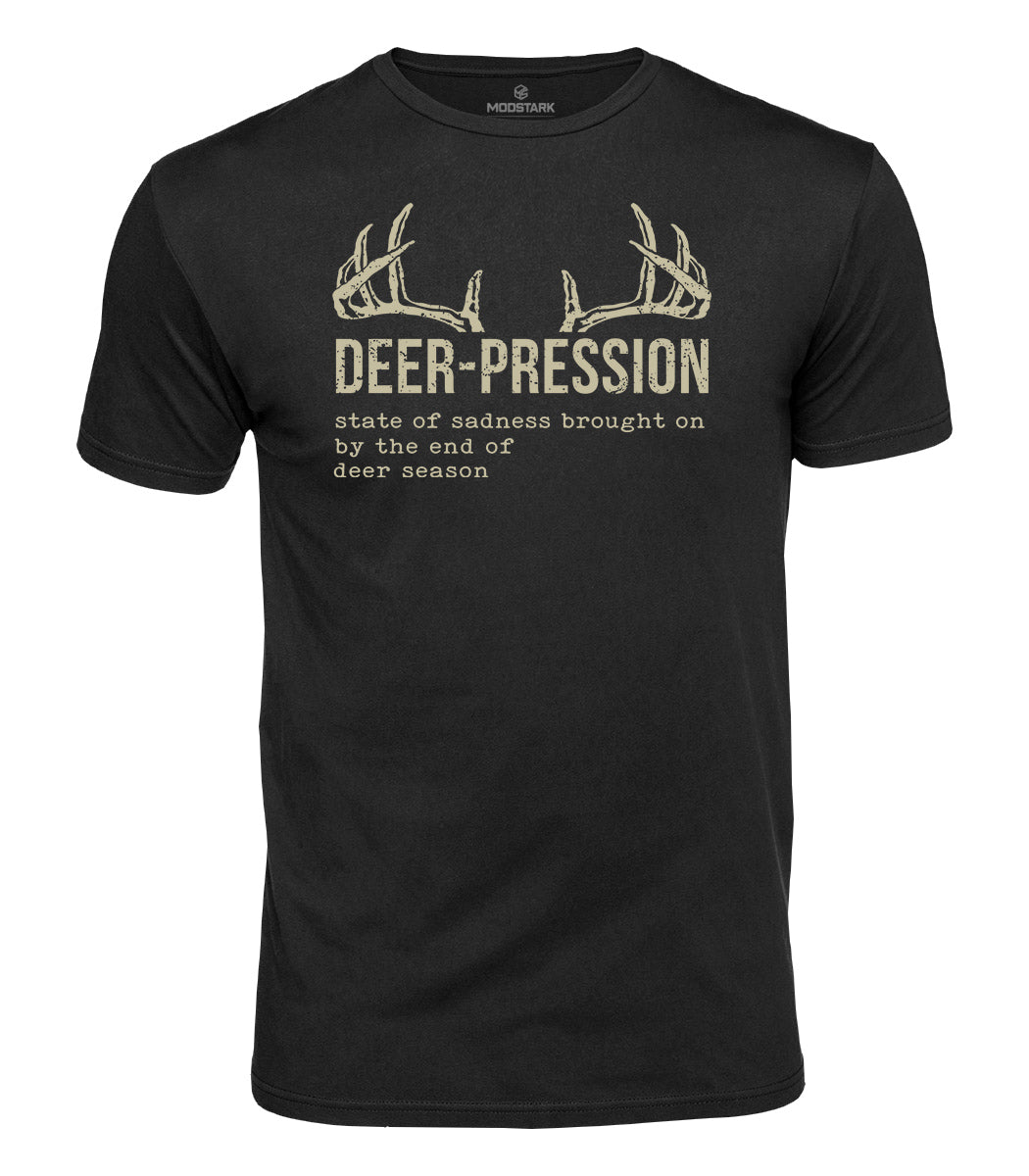 Deer-Pression Cotton T-Shirt