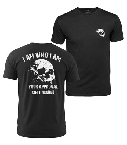 I Am Who I Am Skull Cotton T-Shirt