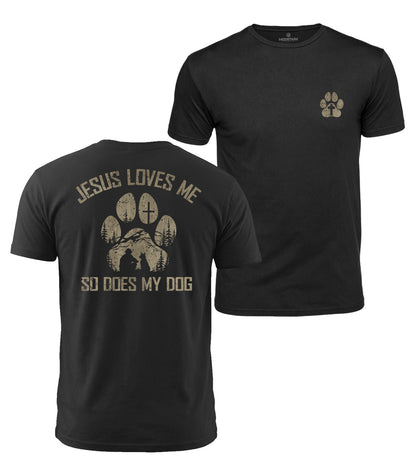 Jesus And My Dog Cotton T-Shirt
