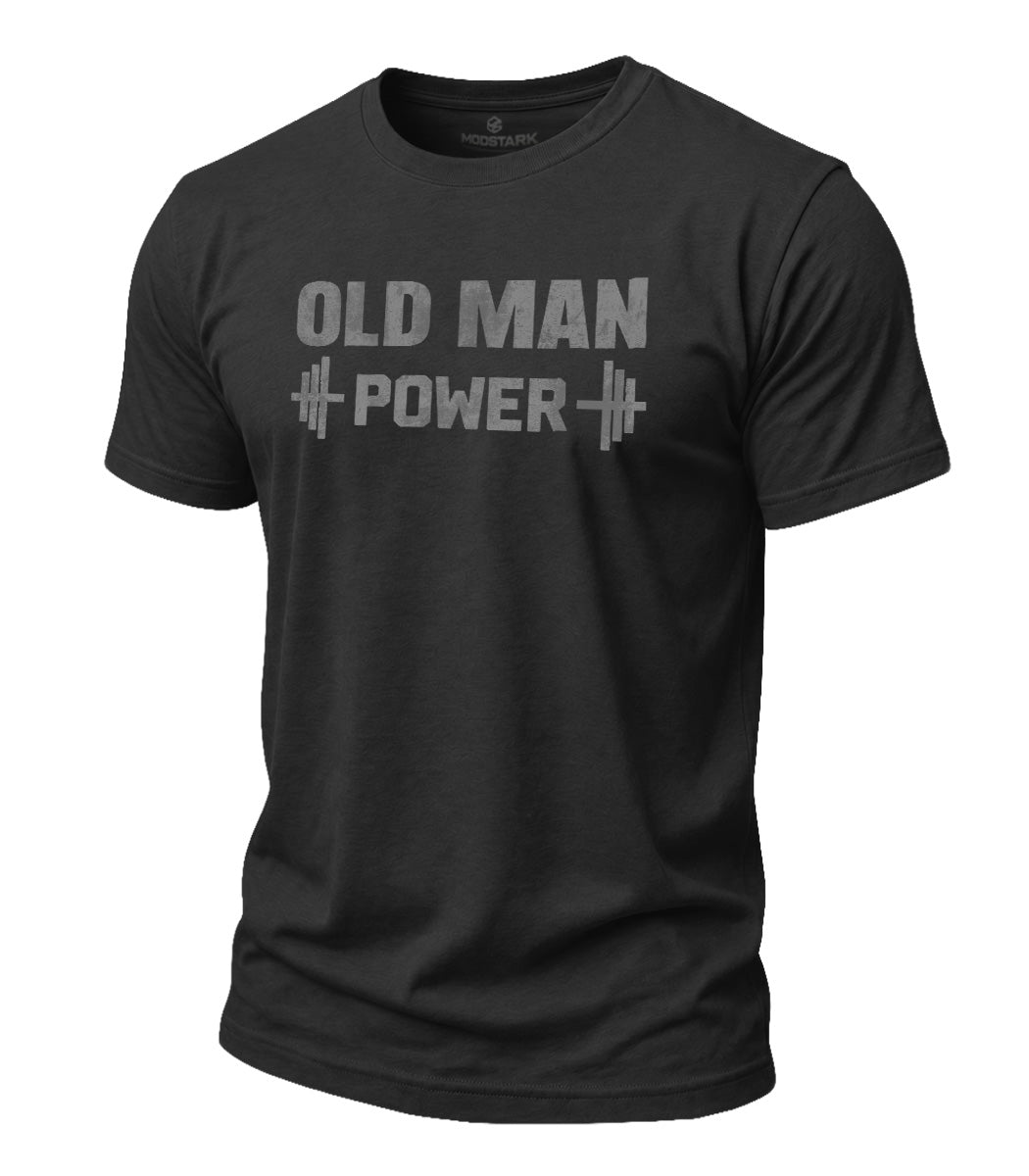 Old Man Power Cotton T-Shirt