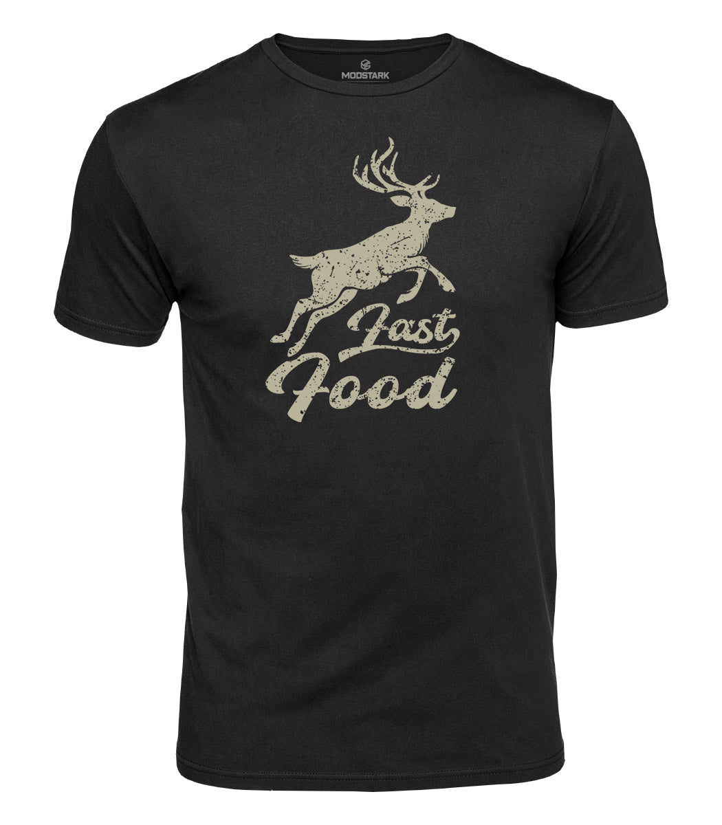 Fast Food Deer Cotton T-Shirt