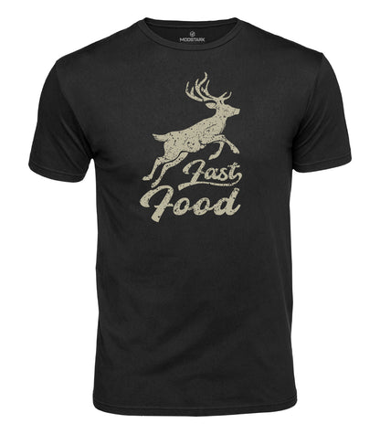 Fast Food Deer Cotton T-Shirt