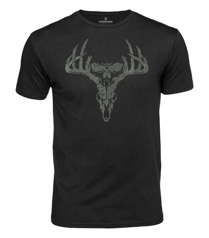 Deer Skull Antlers Cotton T-Shirt