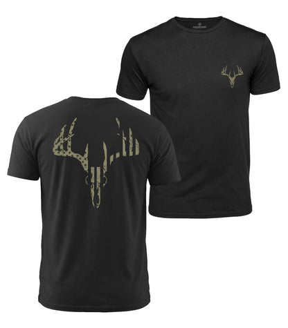 Deer Skull Cotton T-Shirt