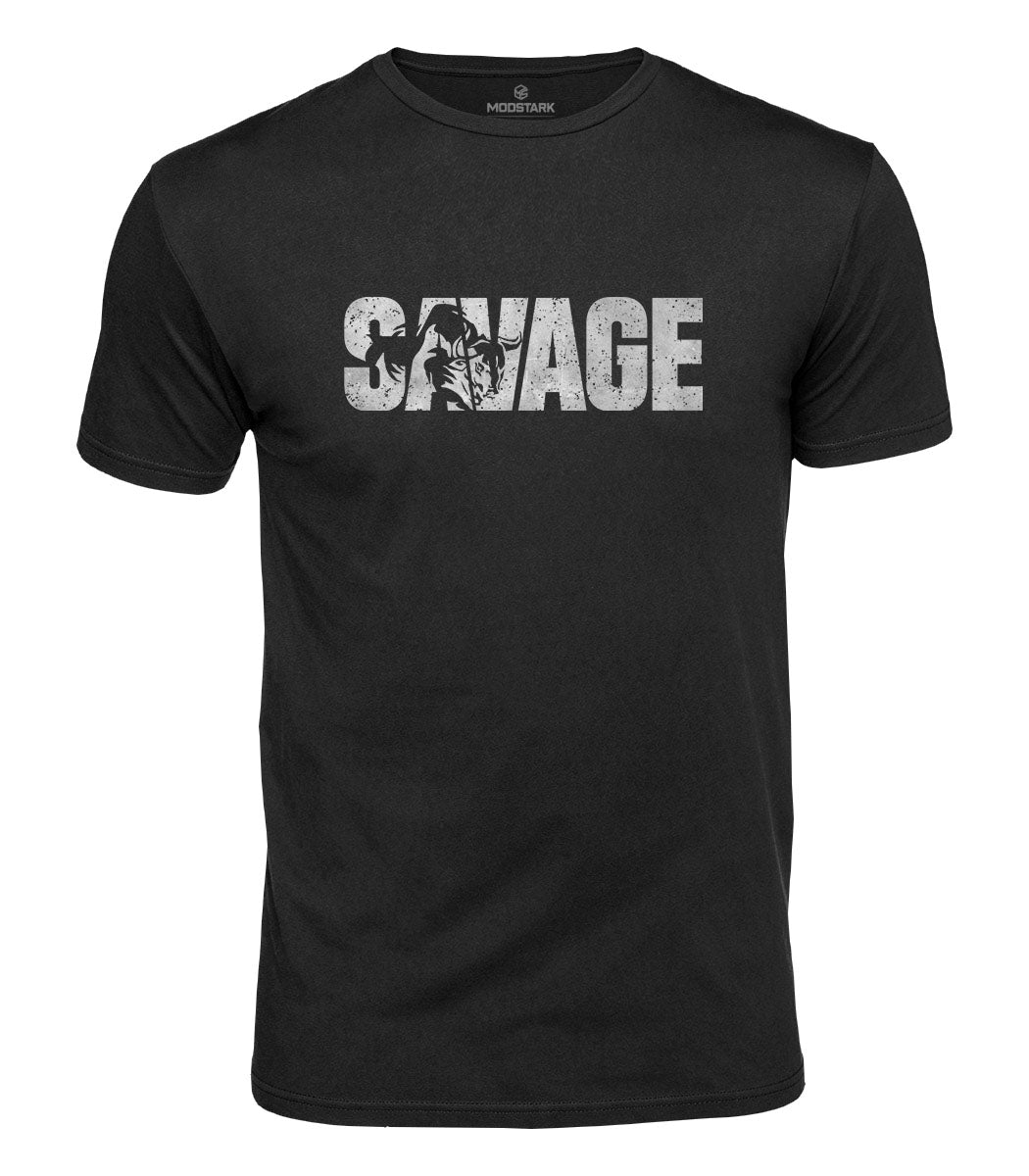 Savage Bull Cotton T-Shirt