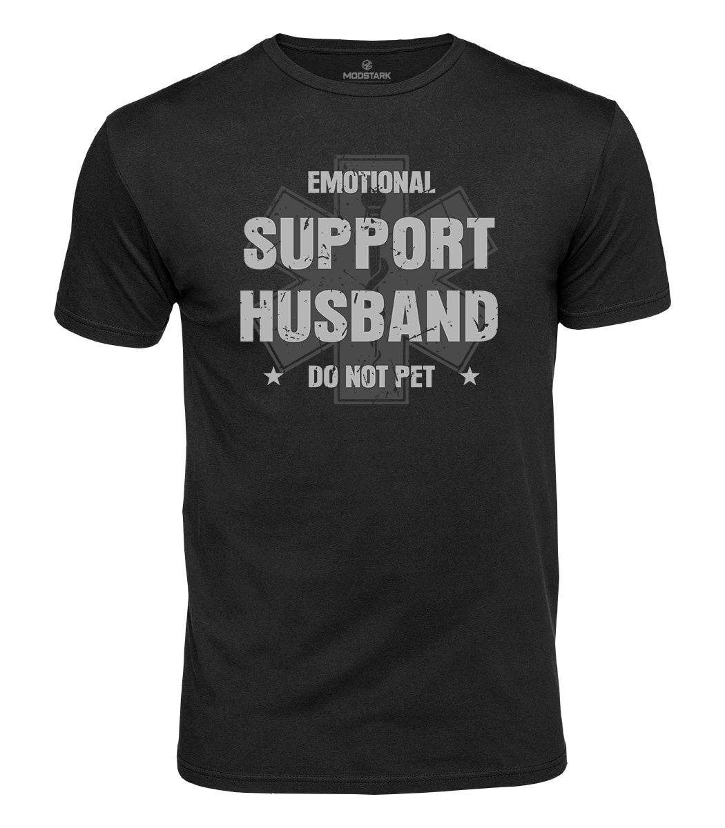 Emotional Support Husband Cotton T-Shirt
