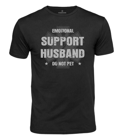 Emotional Support Husband Cotton T-Shirt