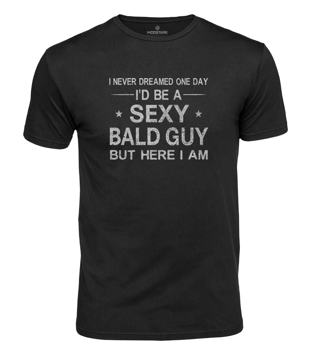 Sexy Bald Guy Cotton T-Shirt