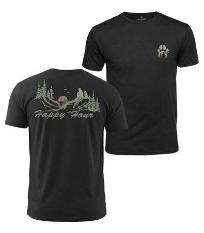 Happy Hour With My Dog Cotton T-Shirt
