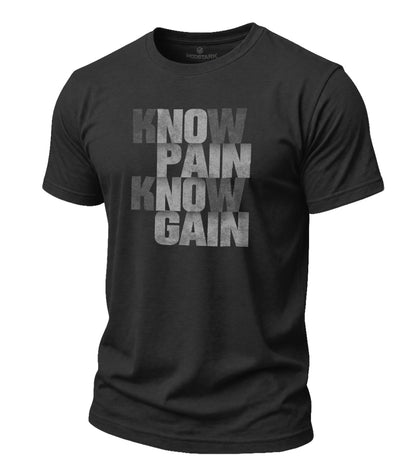 Know Pain Know Gain Cotton T-Shirt