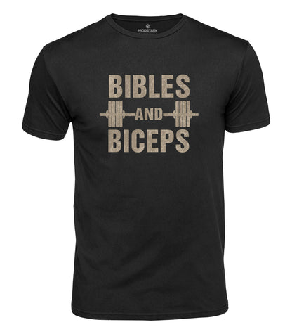 Bibles And Biceps Cotton T-Shirt