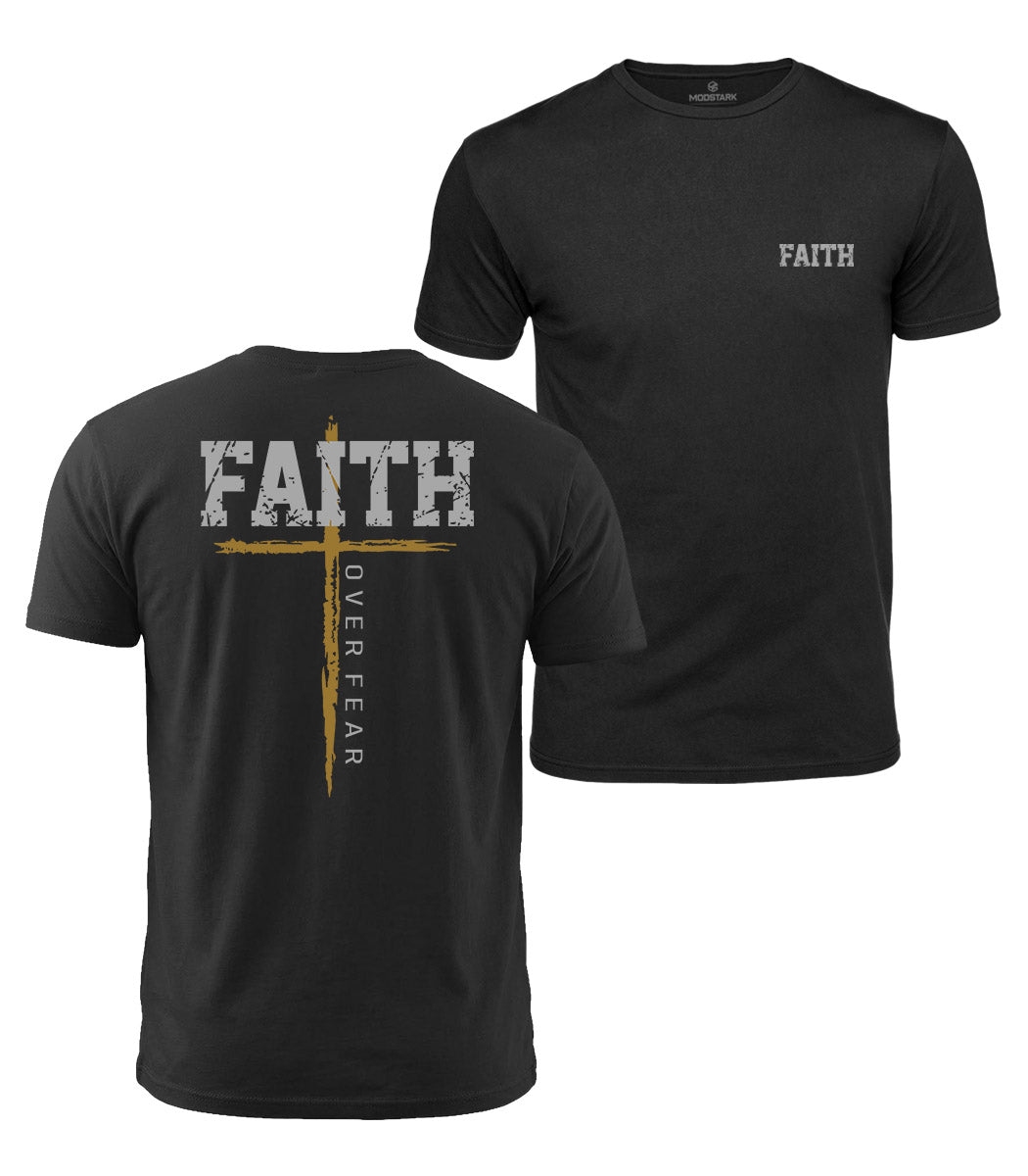 Faith Over Fear Cotton T-Shirt