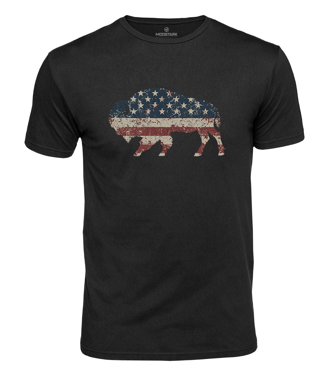 American Bison Cotton T-Shirt