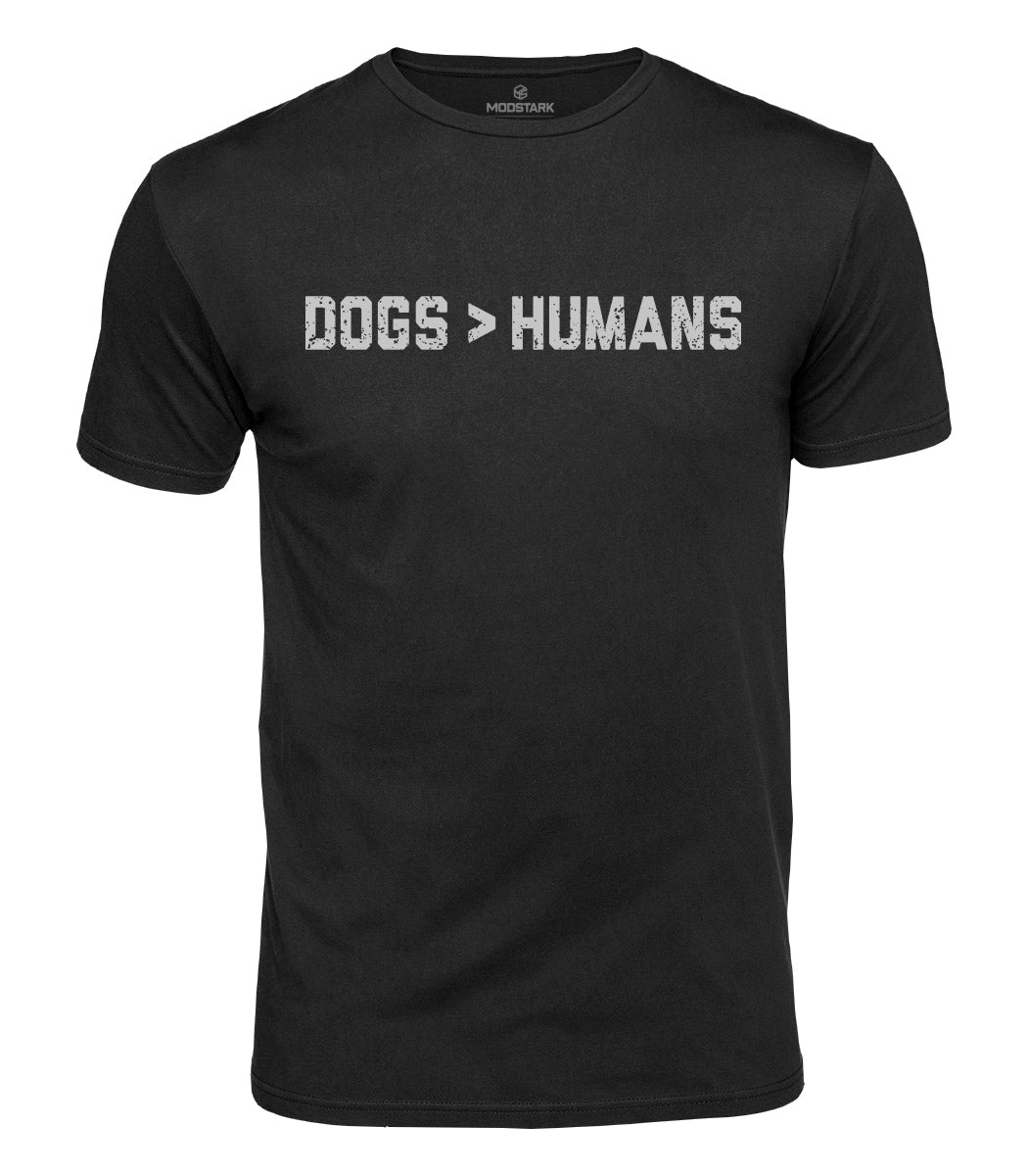 Dogs Over Humans Cotton T-Shirt