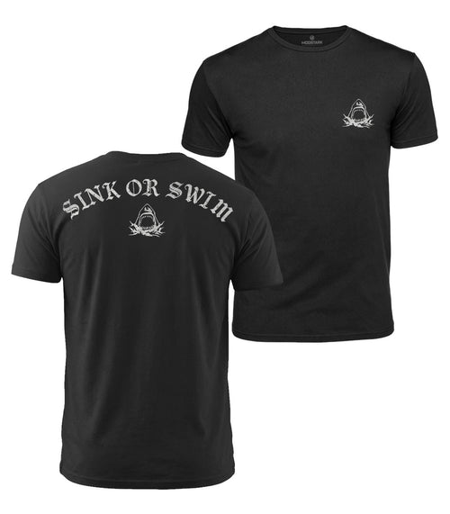 Sink Or Swim Shark Cotton T-Shirt