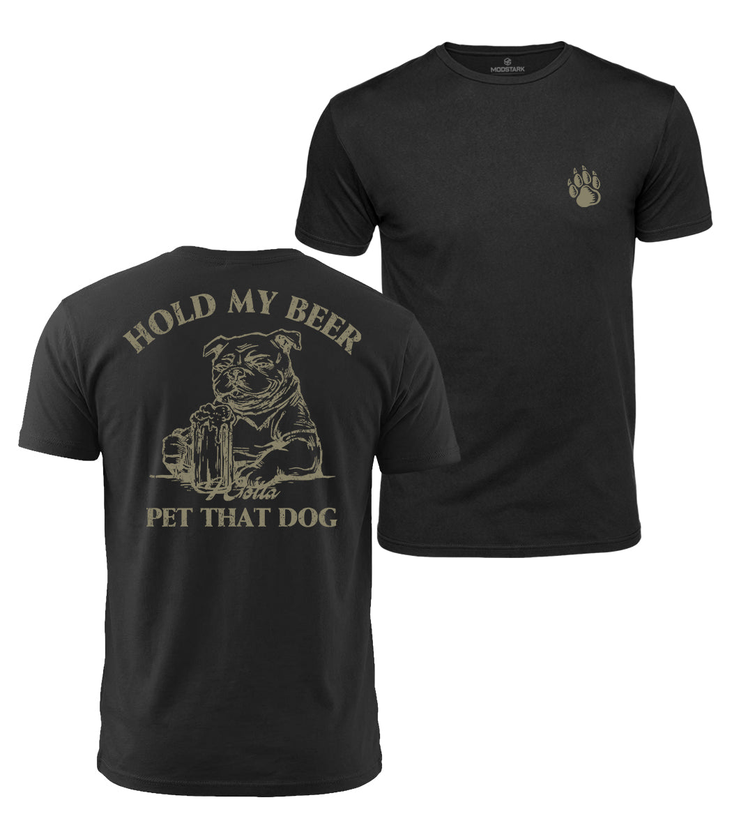 Funny Dog Lover Beer Cotton T-Shirt