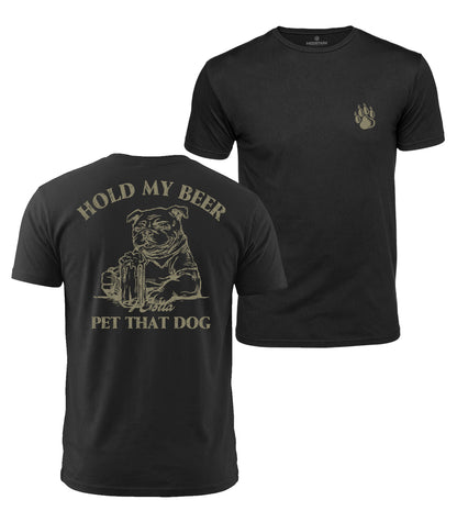 Funny Dog Lover Beer Cotton T-Shirt