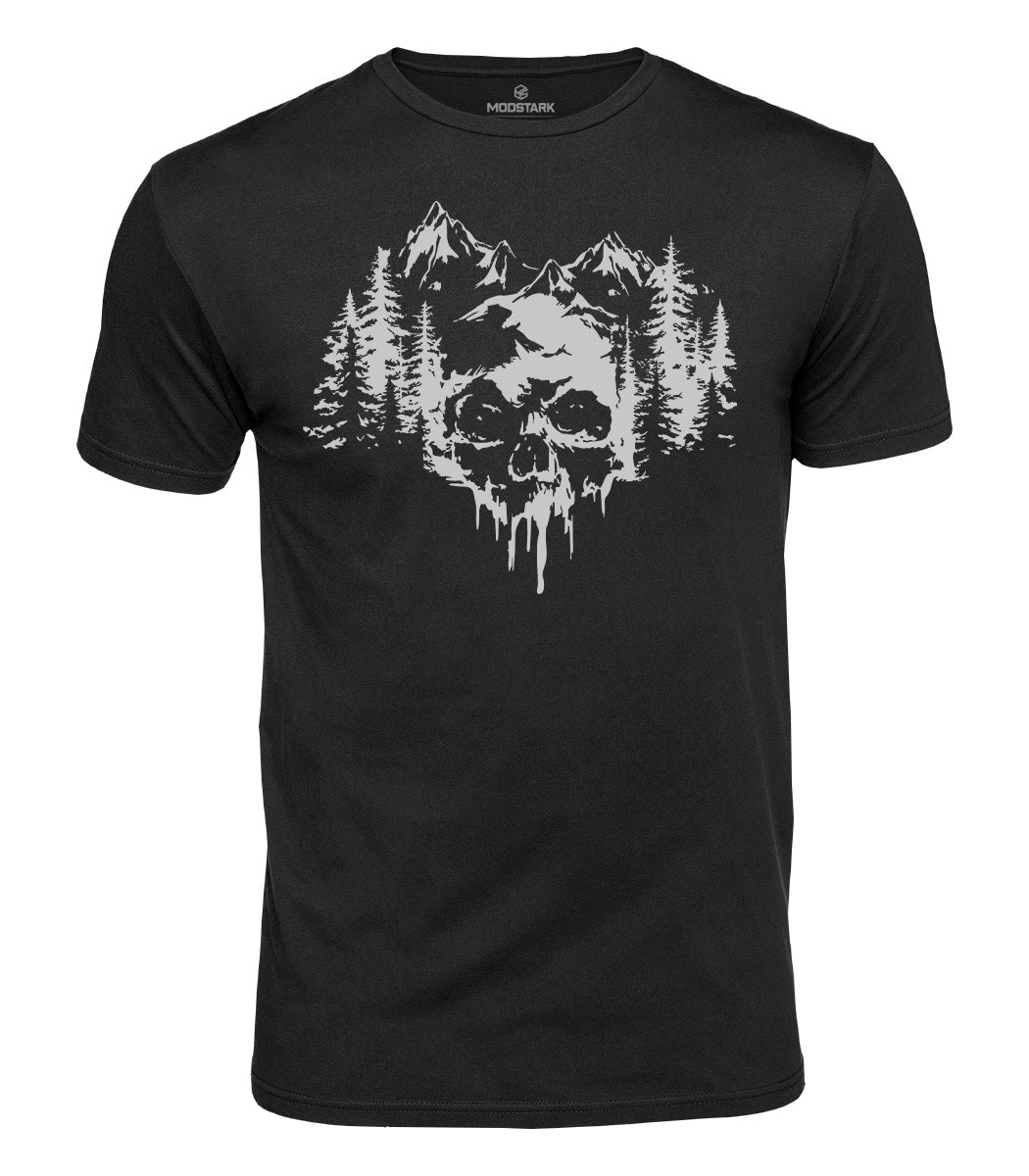 Skull Forest Cotton T-Shirt