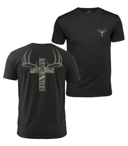 Camo Cross Cotton T-Shirt
