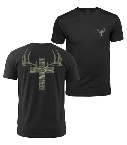 Camo Cross Cotton T-Shirt