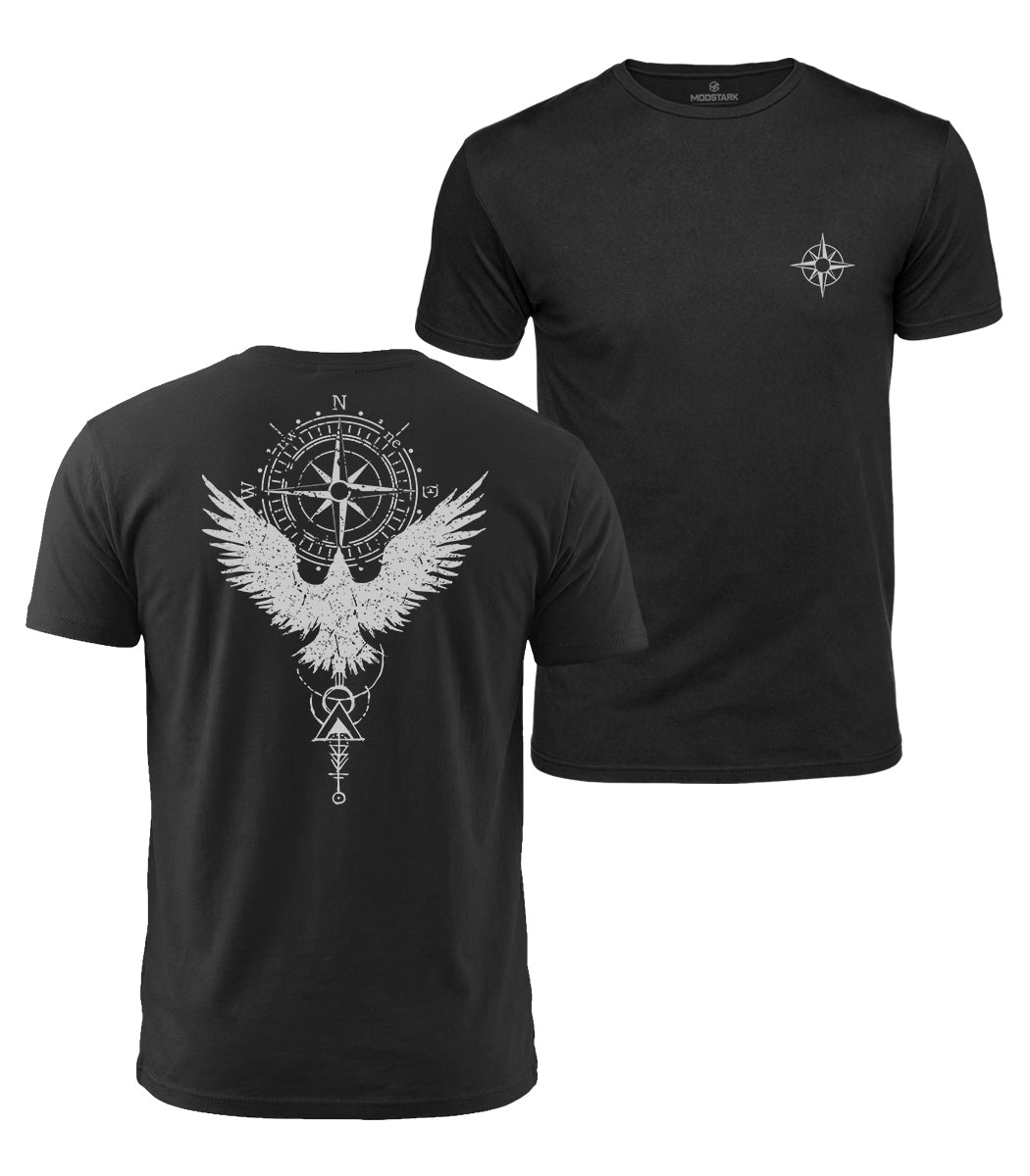 Eagle Compass Cotton T-Shirt