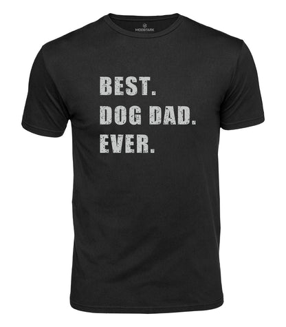 Best Dog Dad Cotton T-Shirt