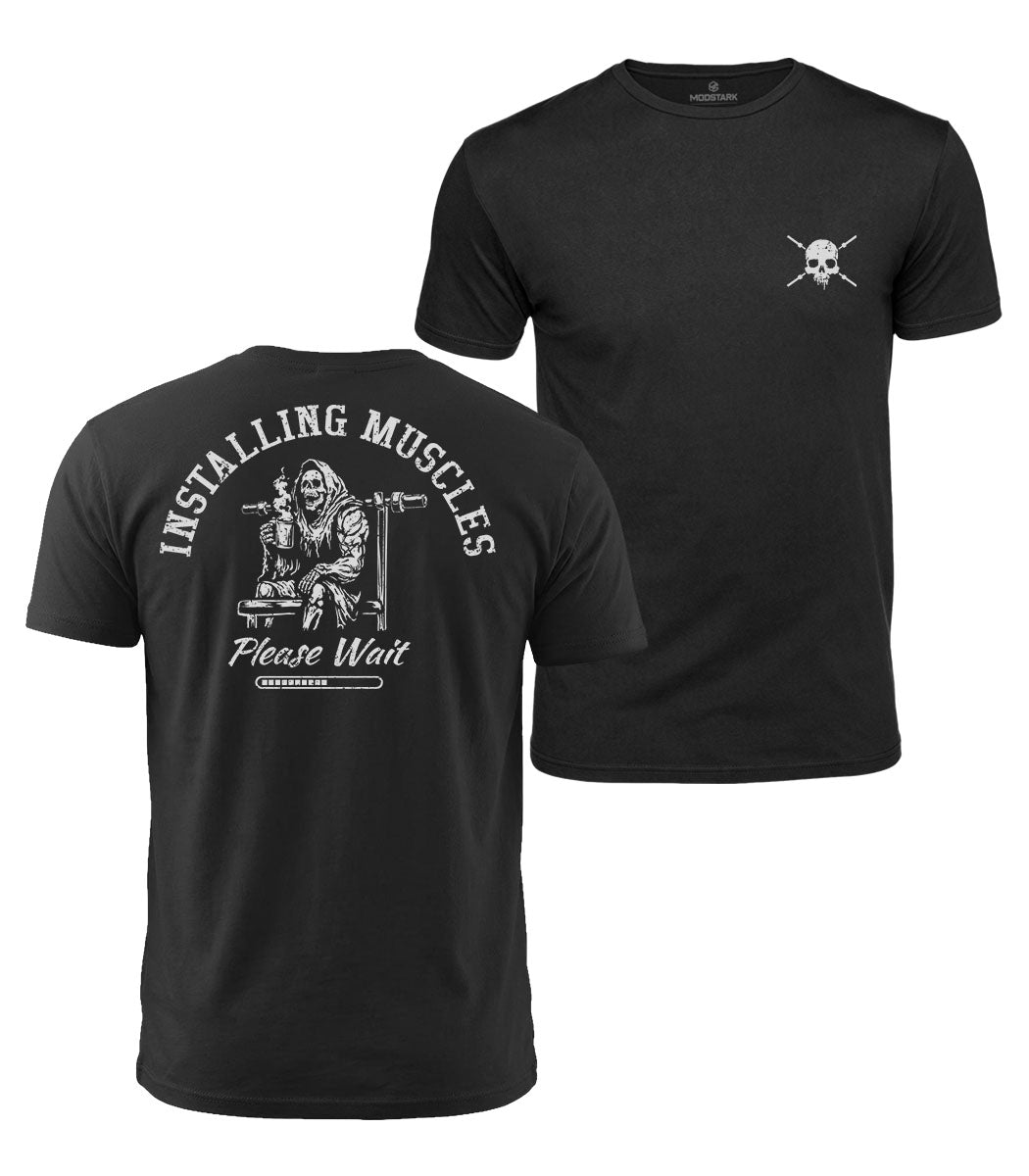 Installing Muscles Cotton T-Shirt