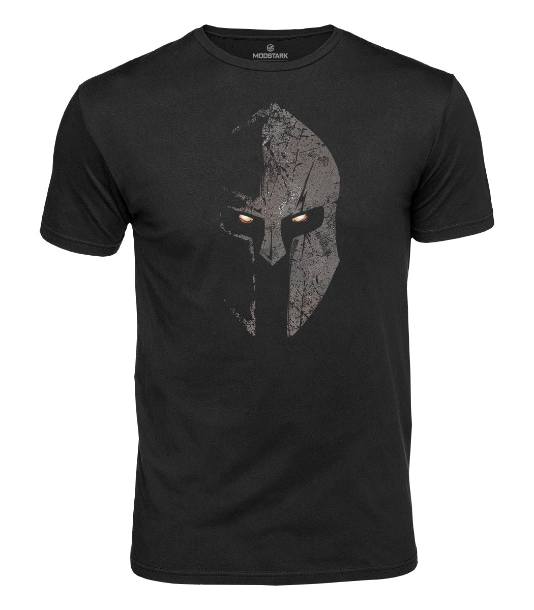 Spartan Helmet Graphic Cotton T-Shirt