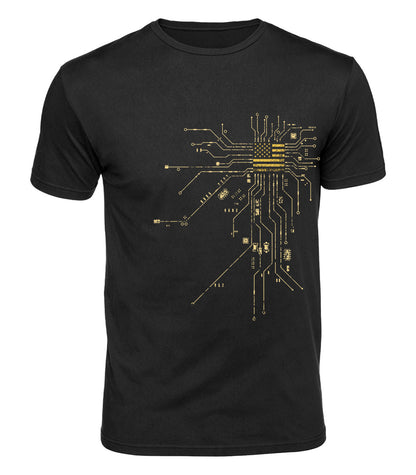 Circuit Board Cotton T-Shirt