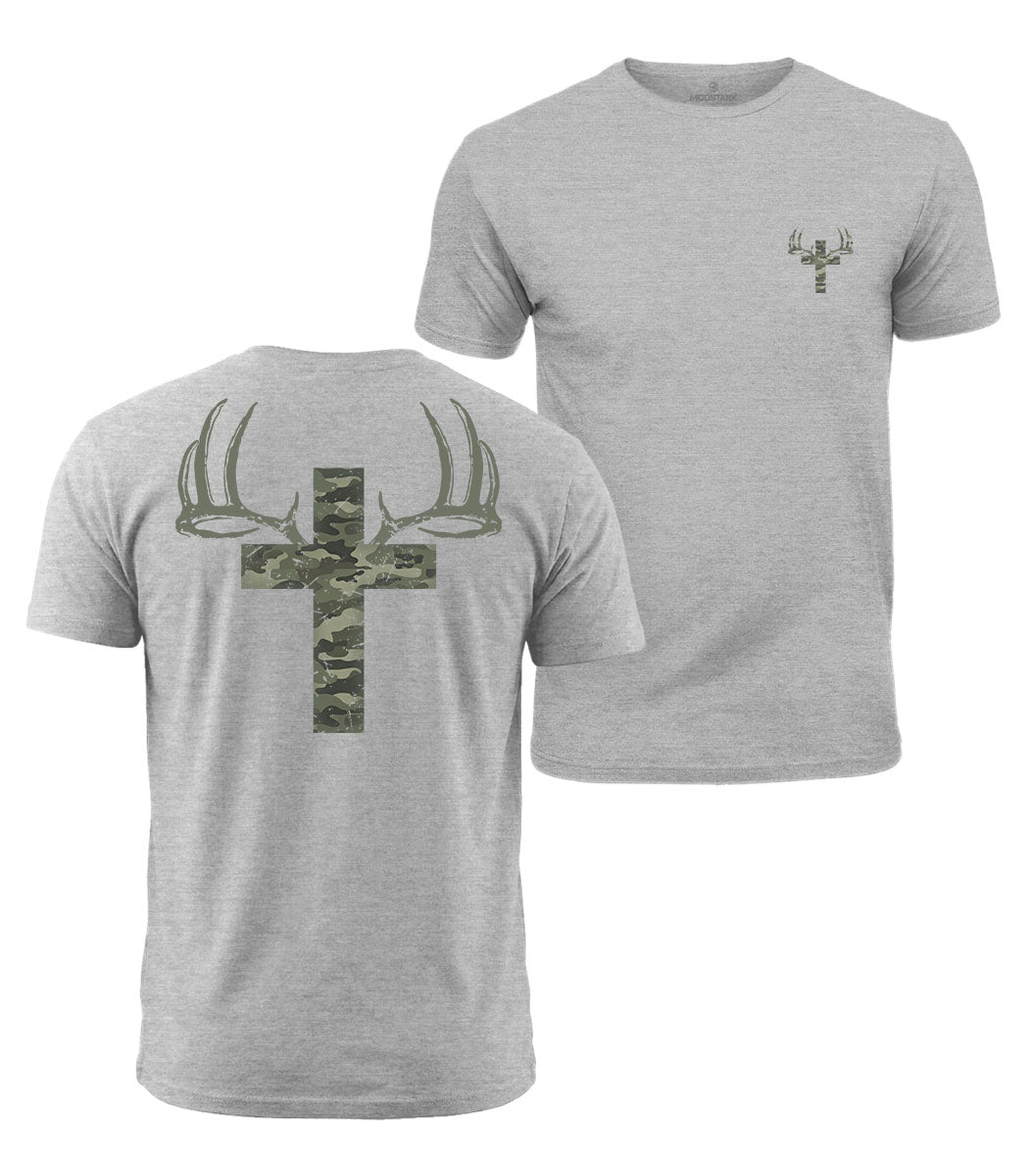 Camo Cross Cotton T-Shirt
